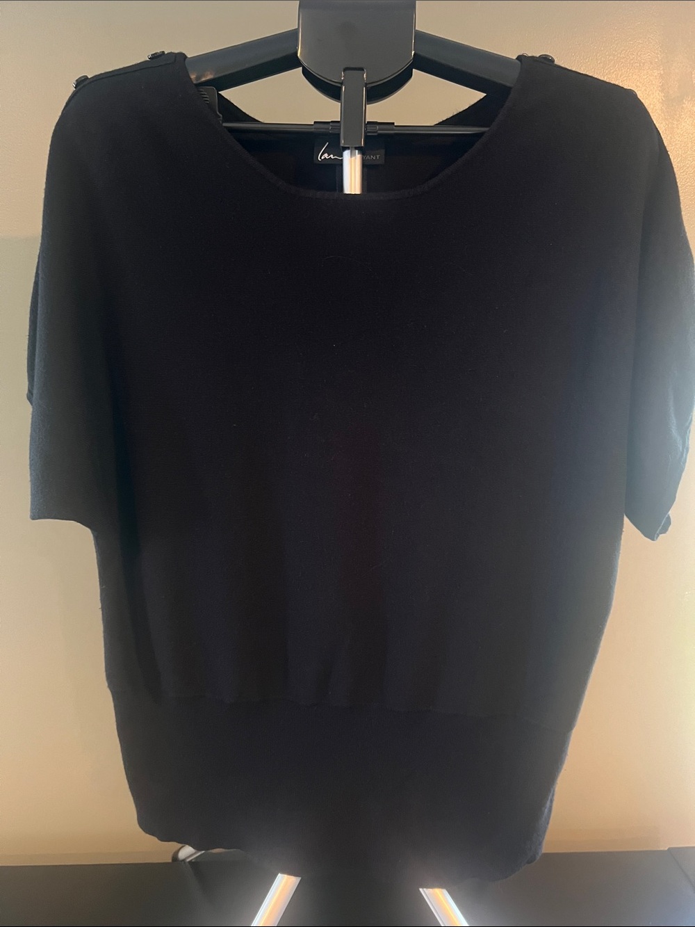 Lane Bryant Short-Sleeve Sweater with Crew Neck